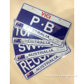 customized license plate, aluminum embossed number plates